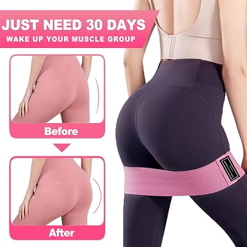 DICYWUDI Pilates Essentials Kit for Home Women, Pilates Equipment for Workouts, 6 Fabric Resistance Bands, 12 Inch Magic Circle Yoga Ring, Mini Exercise Ball, Great Exercise Equipment