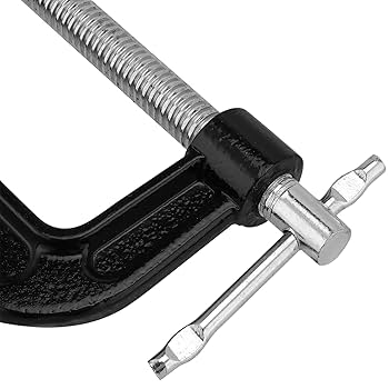 CLAMP 京こま 3個セット EXXO Tools - 3 PC Set Heavy Duty Iron C-Clamps | 3 Inch, 4