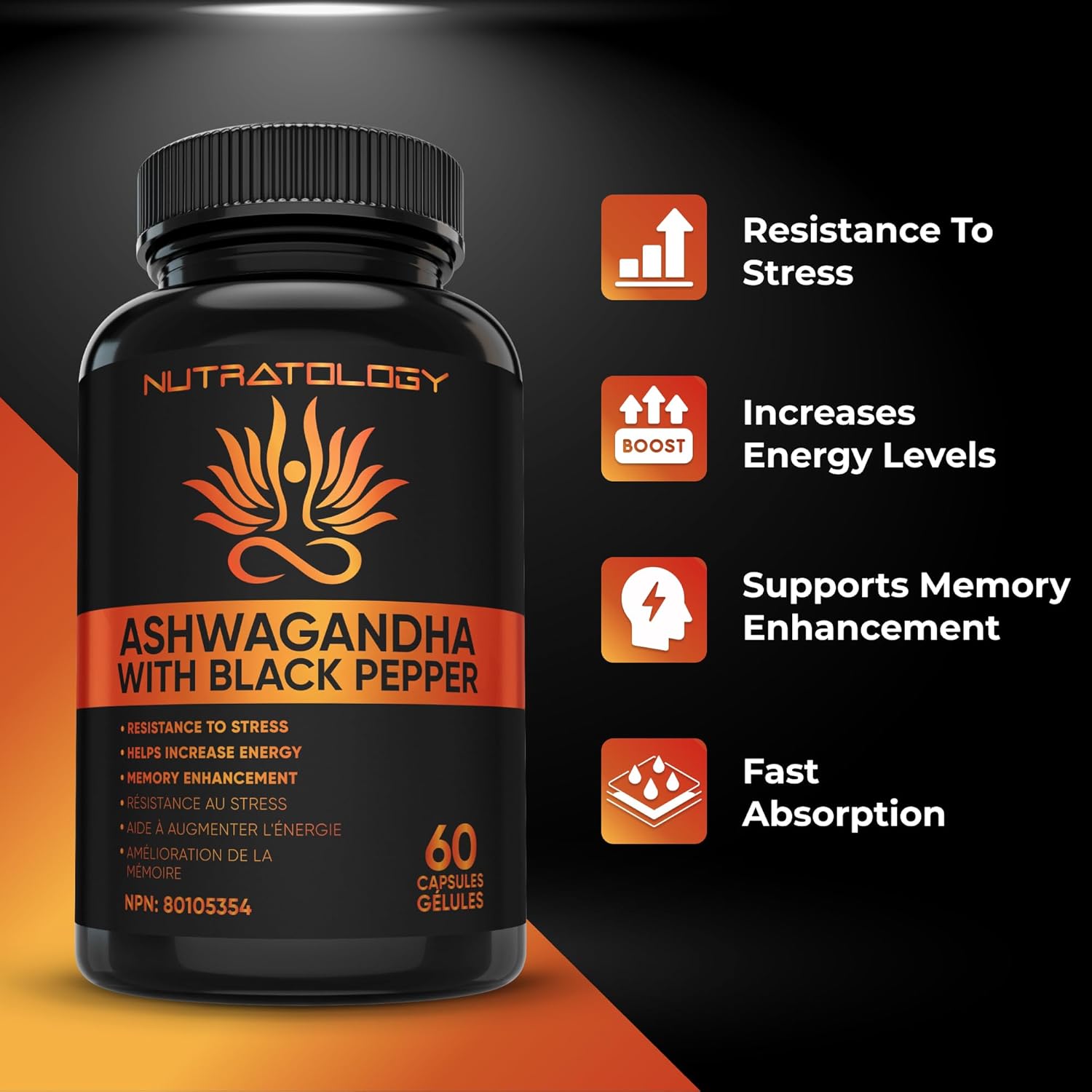 Organic Ashwagandha with Black Pepper