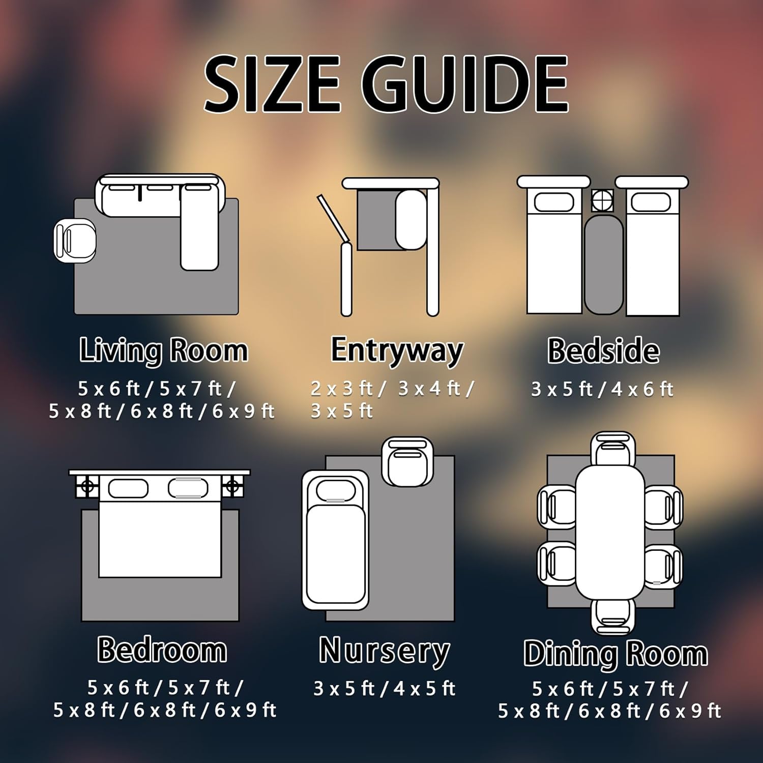 2x3 Rug, Japanese Door Mat, Samurai Rug, Cherry Blossom Full Moon Rugs for Entryway, Washable & Non Slip Small Carpet, Indoor Doormat, Japanese Home Decor & Gifts