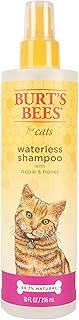 Burt's Bees Cat Waterless Shampoo Spray, Apple & Honey - Dry Cat Shampoo, Cat Grooming Supplies, Kitten Shampoo for Cats, ...