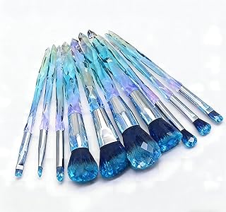 Juego de brochas de maquillaje con mango tran...