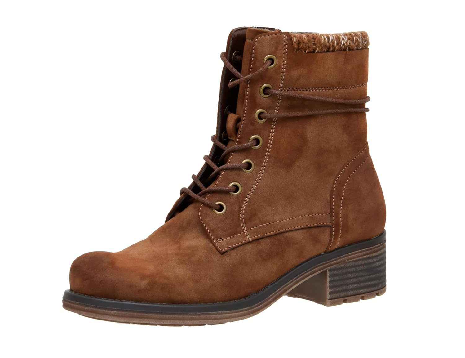 CUSHIONAIRE Womens Rena Lace up boot Memory Foam