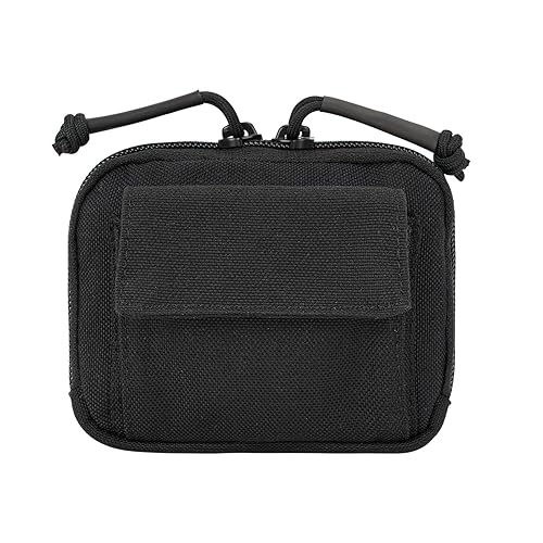 Miniatura 5 de Bolsa de guantes para cinturón de servicio Bolsa de guantes desechable de látex Portador Guantes dobles Bolsillos de policía Oficial de aplicación