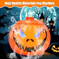 MaxEarn 12 LED-es Ködgenerátor - Háromszínű Halloween Tök Párásító, Ultrahangos Ködképző Fröccsenésgátlóval, Kerti Tó Szökőkút Dekoráció 6