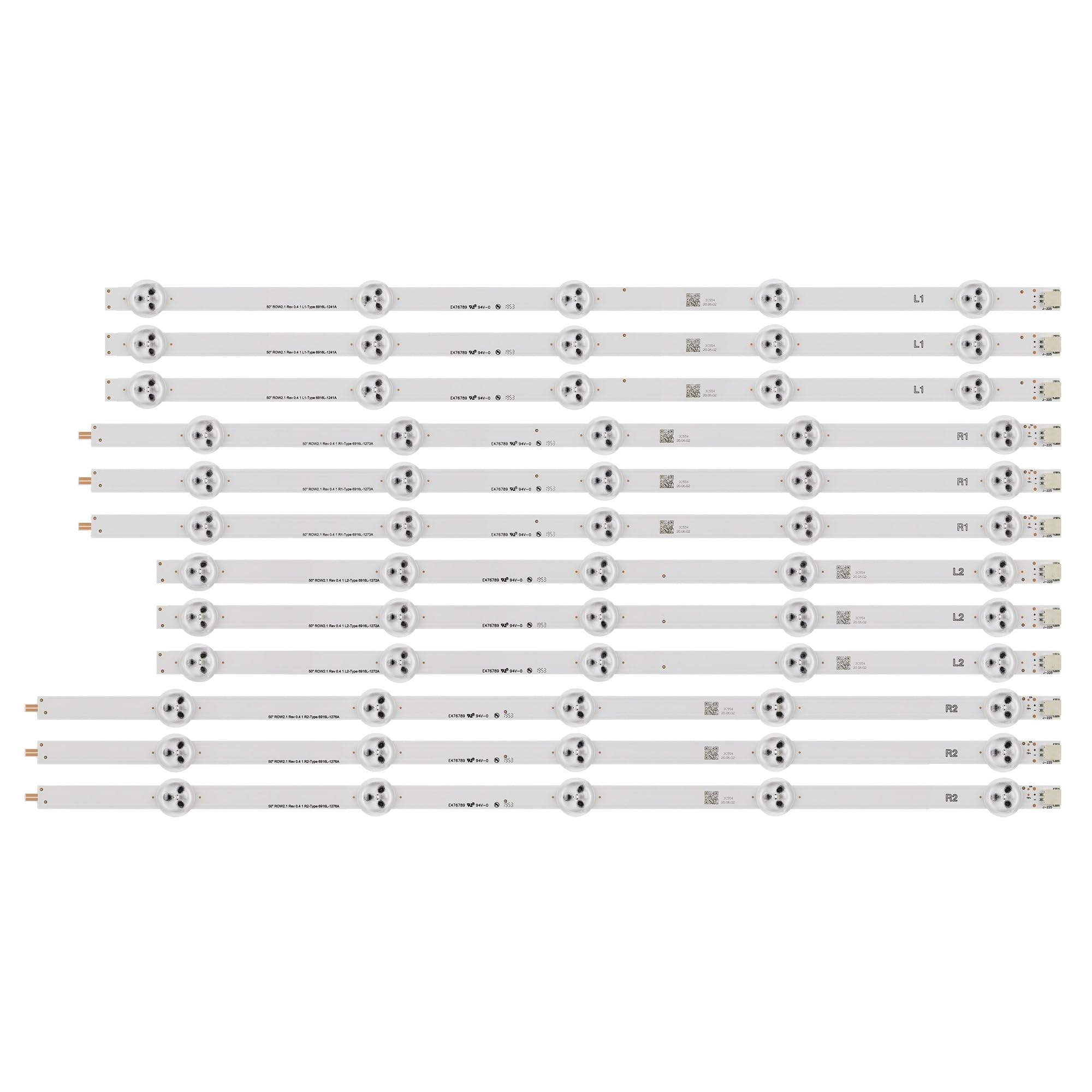 Matriz de TV de 50 pulgadas para recambio de barras de luces LED 1
