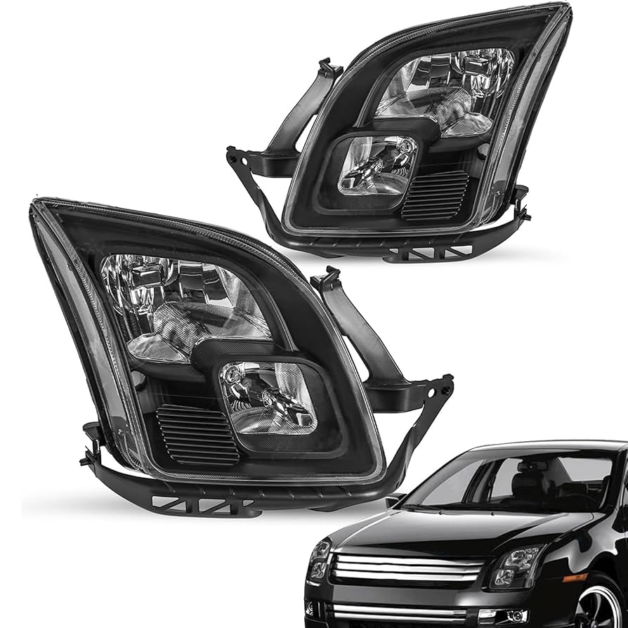 f*y様 Super Black FAC Amazon.com: Headlight Assembly Fit Ford Fusion 2006 2007