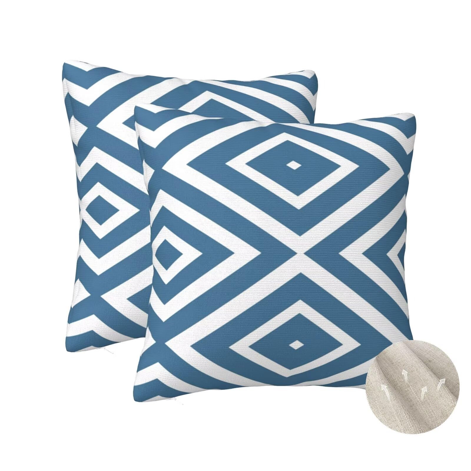 Coussin canape bleu marine 50x50 pour decoration salon chaleureux