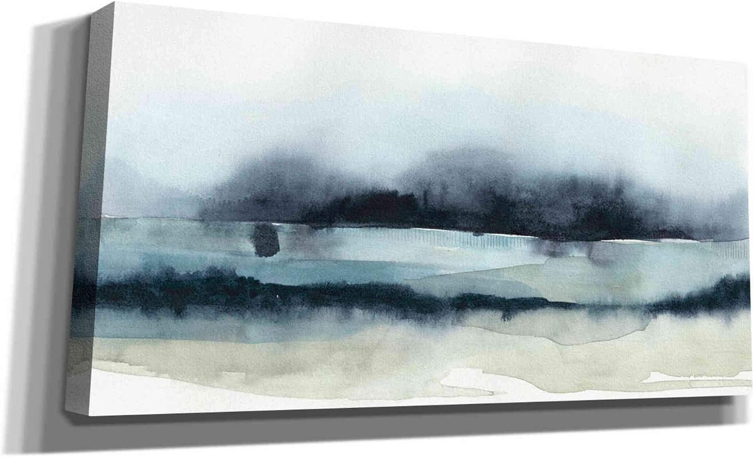Epic Graffiti 'Stormy Sea II' by Grace Popp Canvas Wall Art, 24"x12"