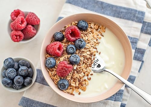 Miniatura 3 de WHING Accio - Cuchara de acero inoxidable grabada para los amantes del café y el té, amantes de los libros, amigos fanáticos de Harry Potter, regalo