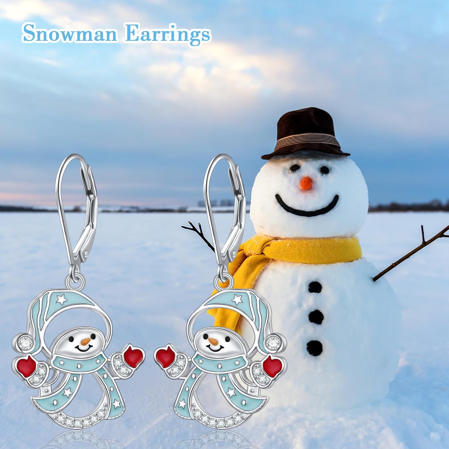 S925 Sterling Silver Holiday Dangle Drop Leverback Earrings for Women Girls Jewelry Gift Hypoallergenic St Patrick’s Day/Halloween/Christmas/Thanksgiving Earrings - Image 3