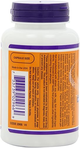 Miniatura 5 de NOW Plant Enzymes, 120 VCaps (paquete de 2)
