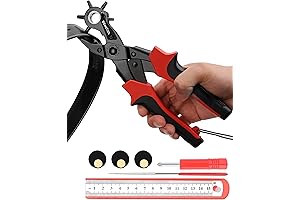 KingTool Professional Belt Hole Puncher - Your Perfect Partner for Precise and Effortless Leather Crafting