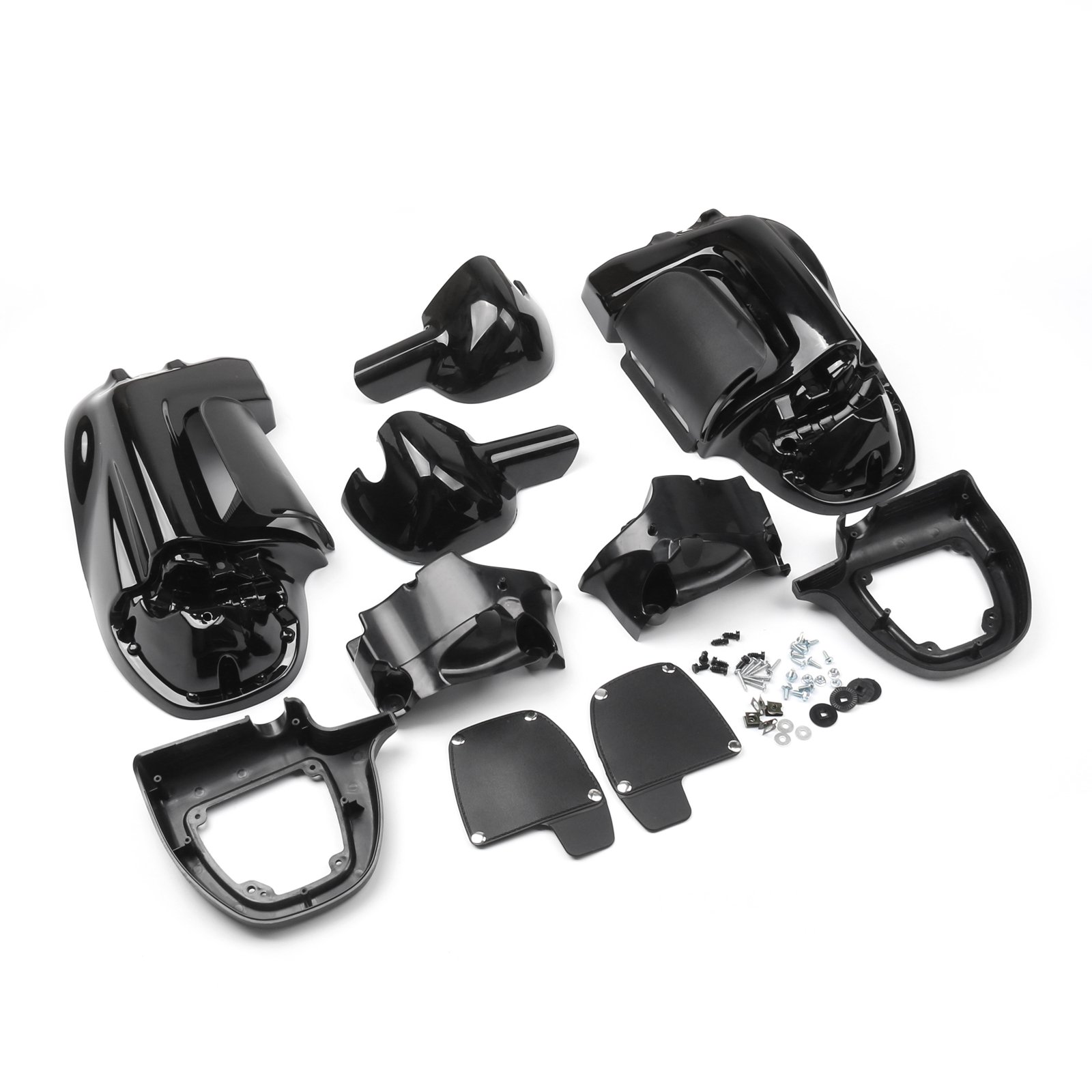 Topteng Lower Leg gelüftete Fairings Glove Box passend für Harley Road Street Electra Glide 1983-1913
