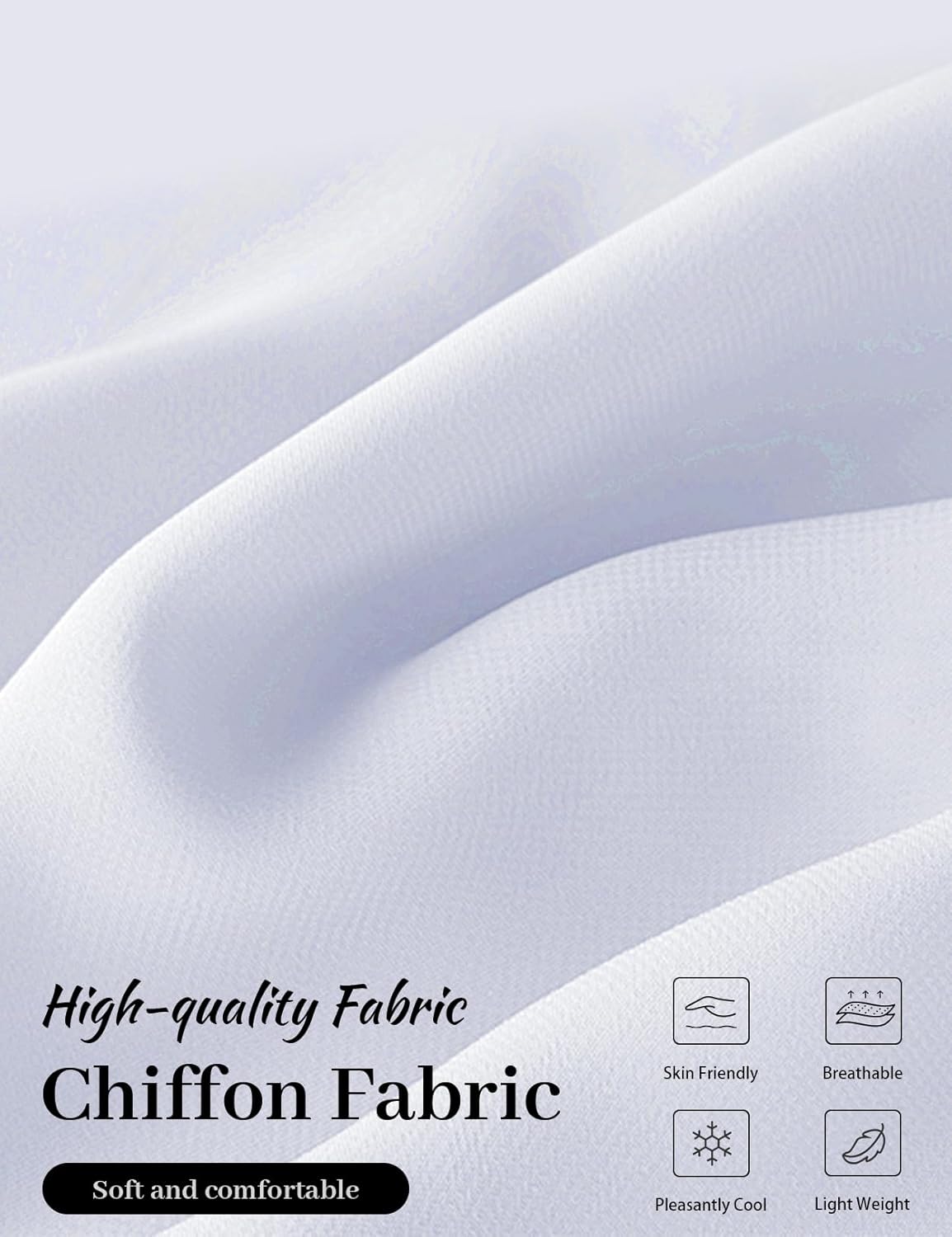 Chiffon Cape Shawl Wrap Scarf 3 Ways to Wear Elegant Sheer Capelet for Evening Dresses Weddings Parties - Image 6