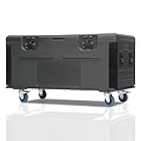 ECGOIOE Cable Trunk Road Case with Wheels 44