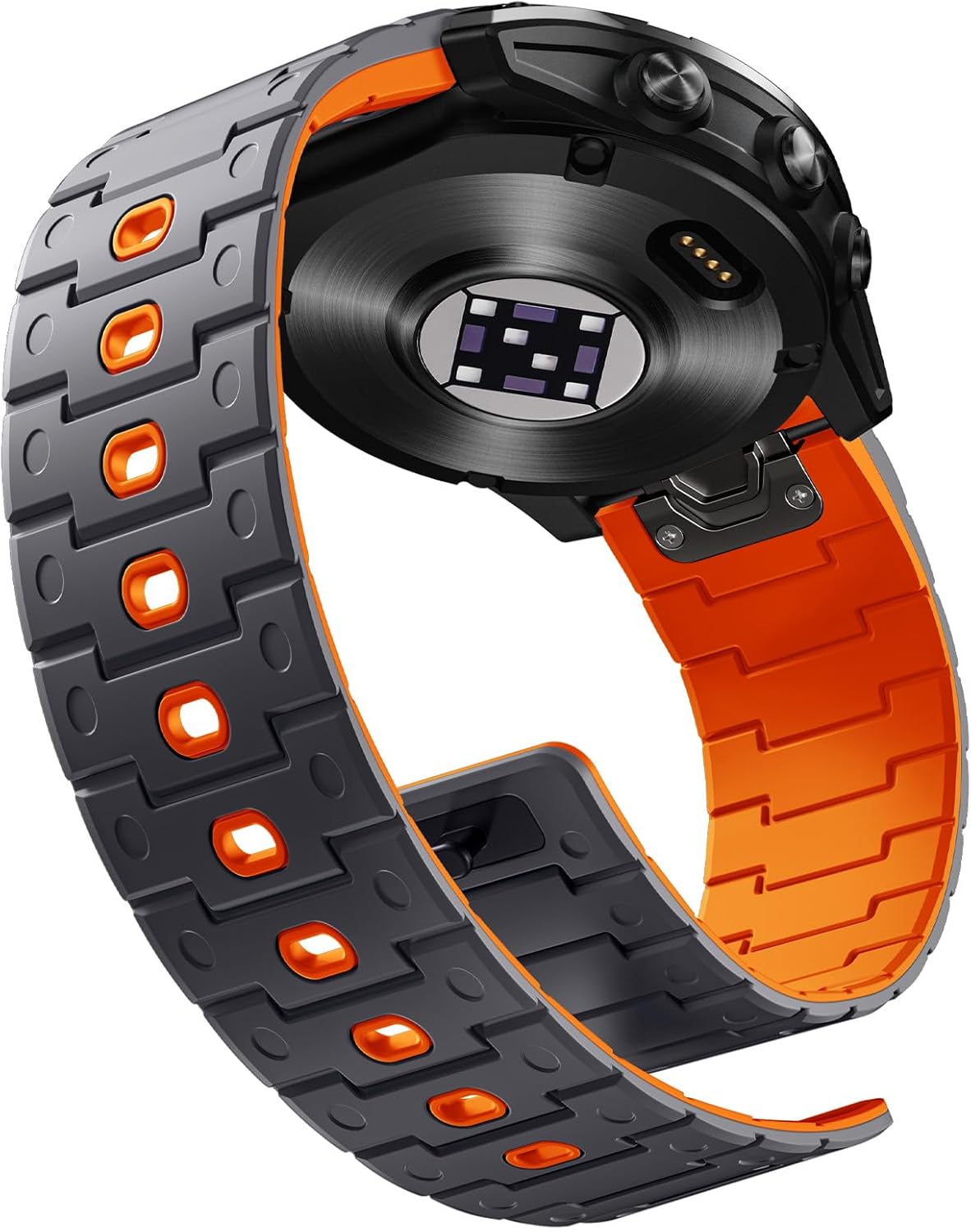 Bandletic 22mm Quick Fit Bands Strong Magnet Compatible with Garmin Fenix 8 45mm/Fenix 7/7 Pro/6/6 Pro/5/5 Plus/Instinct 2/Forerunner 965/955/945/Approach S70 47mm/S62/S60/Epix 2 Pro 47mm/Quatix7/6/5