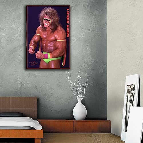 Miniatura 6 de Póster Ultimate Warrior de los años 80, superestrella de la lucha libre, clásico, retro, arte de pared, estética, decoración de habitación, pintura