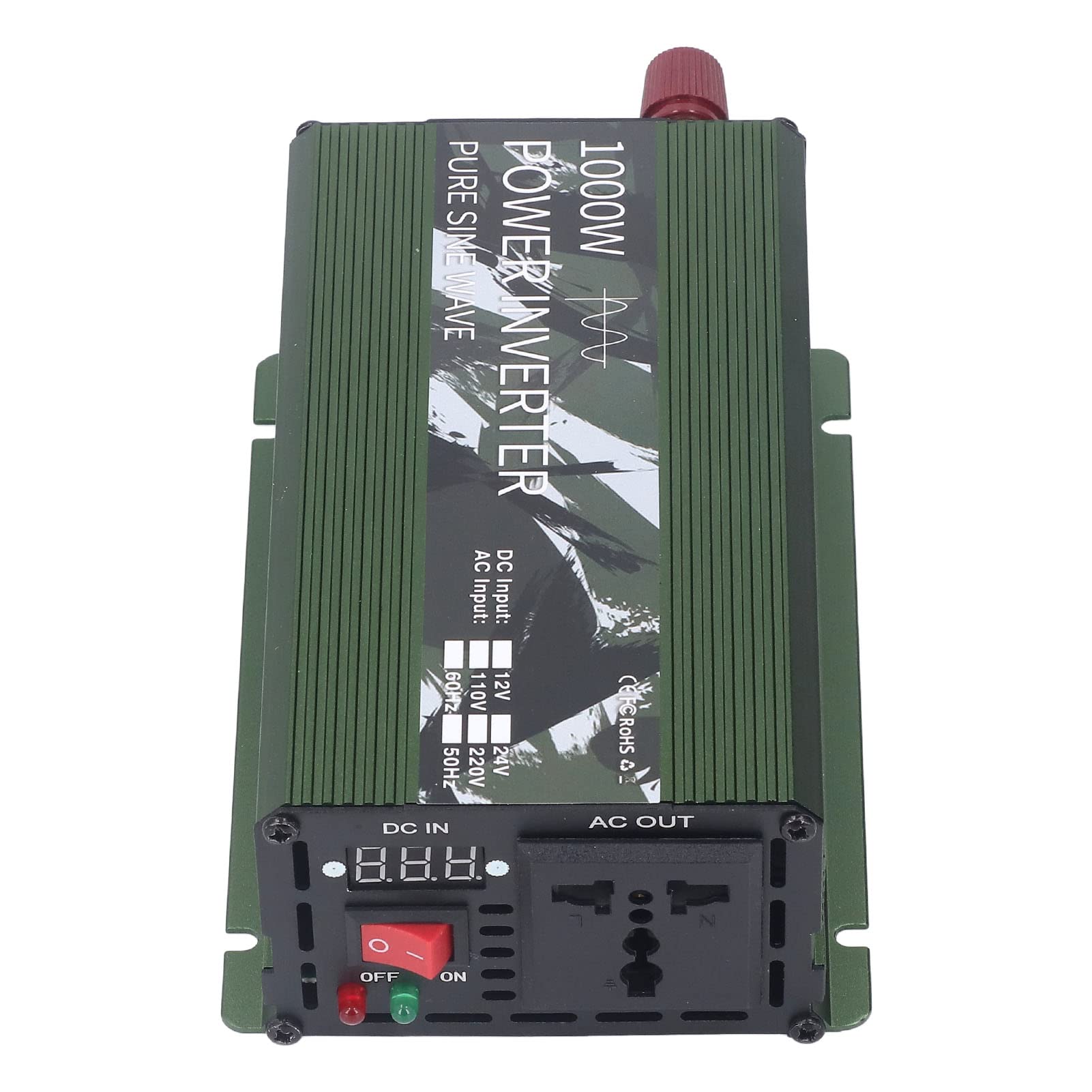 inverter sinusoidale puro alimentatore portatile di raffreddamento efficiente inverter da campeggio universale per per laptop, telefono, TV