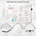 6 Pack Journal Notebooks for Work with 6 Pens, A5 Hardcover Notebook,Business Notebooks Bulk, College Ruled Notebook for Men, Leather Journal for Writing, 160 Pages, 100GSM Thick Paper (5.7" x 8.3")
