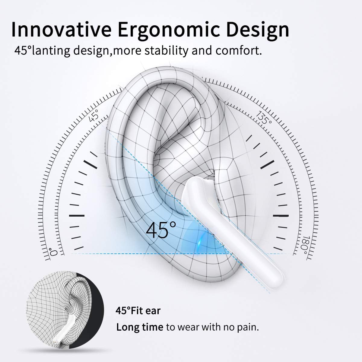 هدفون بلوتوث GPED به همراه کیس شارژر