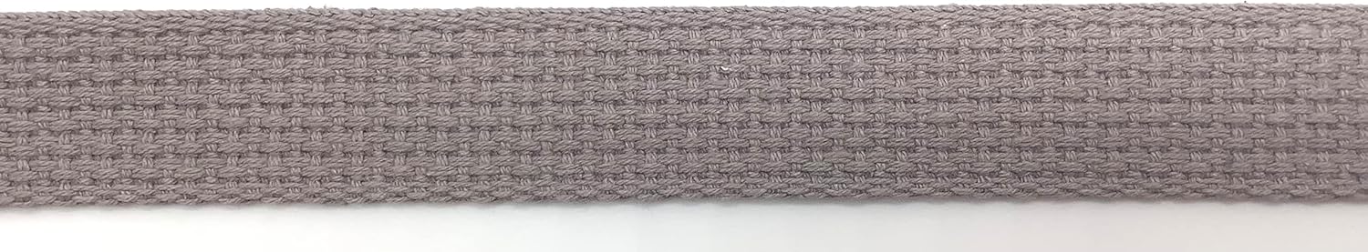 Trimplace Pale Grey 1" Cotton Webbing - 10 Yards
