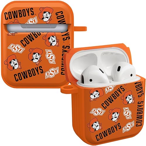 Miniatura 22 de AFFINITY BANDS Oklahoma State Cowboys Camo HDX - Funda compatible con Apple AirPods Generaciones 1 y 2