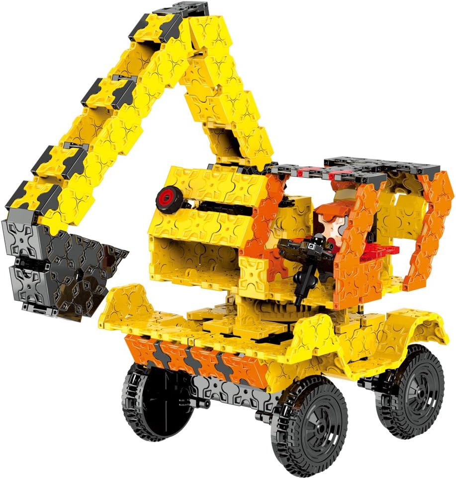 WEofferwhatYOUwant Educational Construction Block Vehicle Truck - Stem 3D Project Uses 743 Flatblocks Pieces. Ages 6 year plus.