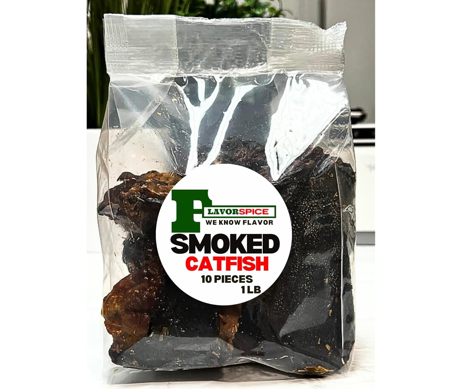 Smoked Dry Catfish 1.09LB | 10 Pieces | With No Heads WITH Authentic Pounded Yam Iyan Instant 5LB | 1 BAG