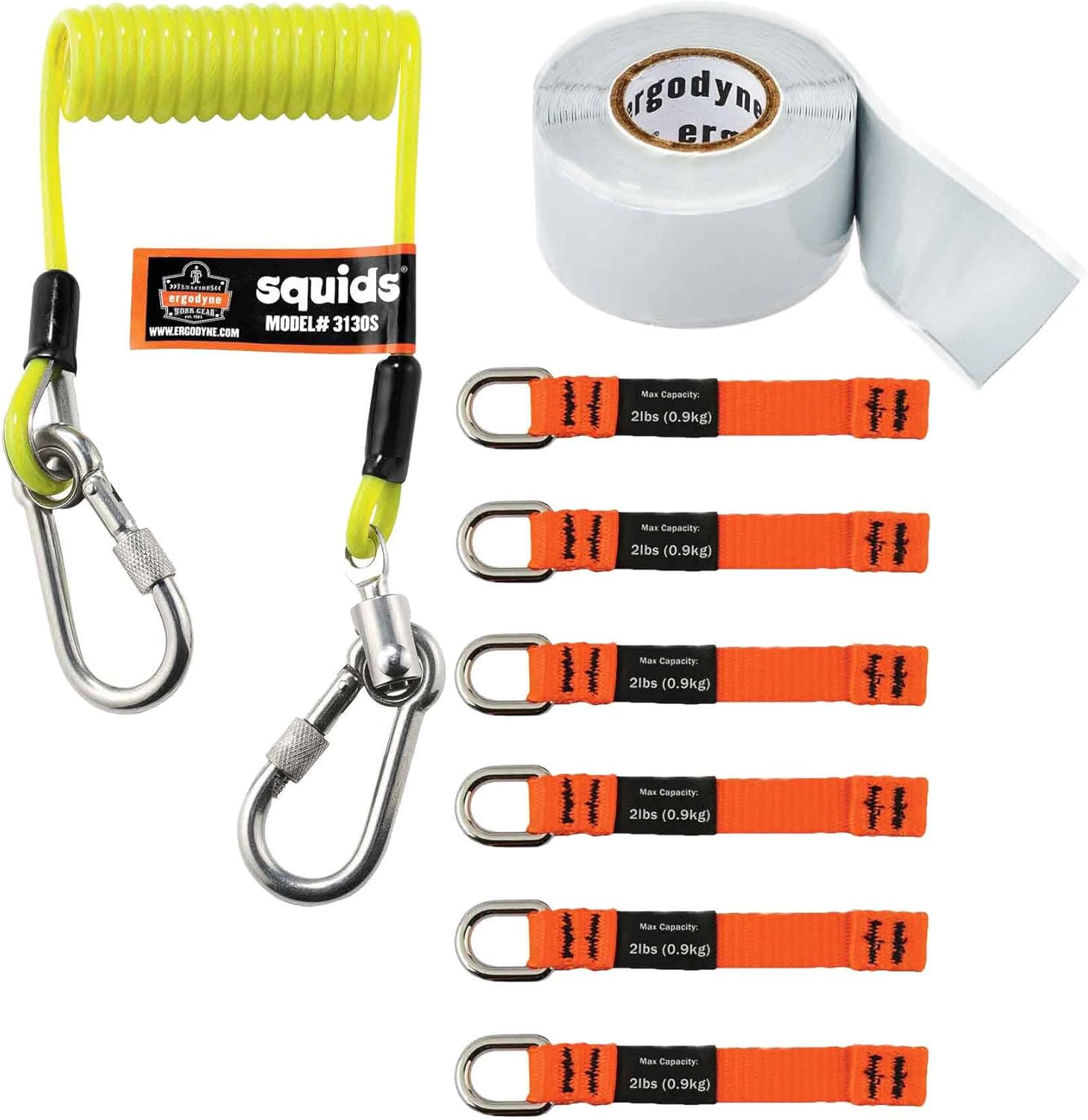 Ergodyne - 19650 Squids 3180 Tool Tethering Kit - 2lb (0.9kg)