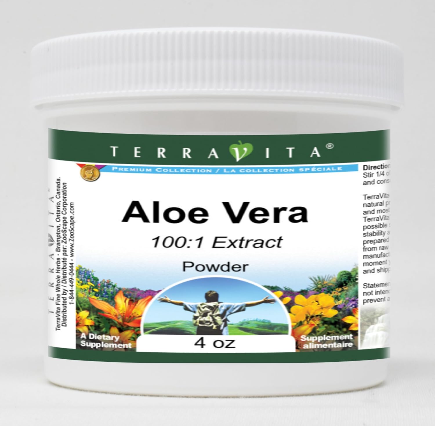 Aloe Vera 100:1 Powder (4 oz, ZIN: 518924)