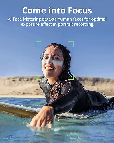 Miniatura 9 de Cámara de acción AKASO Brave 8 4K60FPS, foto de 48MP con pantalla táctil, impermeable, súper gran angular, 16x cámara de cámara lenta SuperSmooth