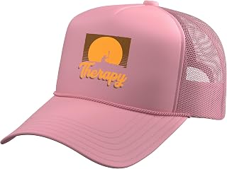 Gifts for Kayakers - Men Women Kids - Paddle Therapy Kayak Trucker Hat with Adjustable Mesh Back
