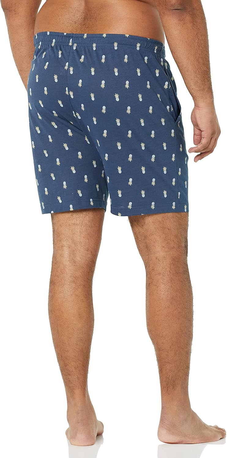 Amazon Essentials Men's 7" Cotton Knit Pajama Shorts, Pack of 2 - Image 3