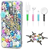 Vista 13 de STENES Bling Case SSSGCDwCPSeries-41 - Funda con diseño 3D hecho a mano, 100 + cristales brillantes