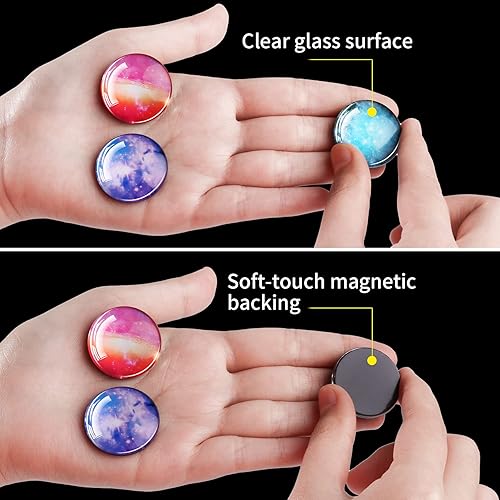 Vista 29 de FINDMAG 12 imanes de nevera, imanes de refrigerador lindos para Navidad, divertidos imanes decorativos para pizarra blanca, imagen, imán inspirador