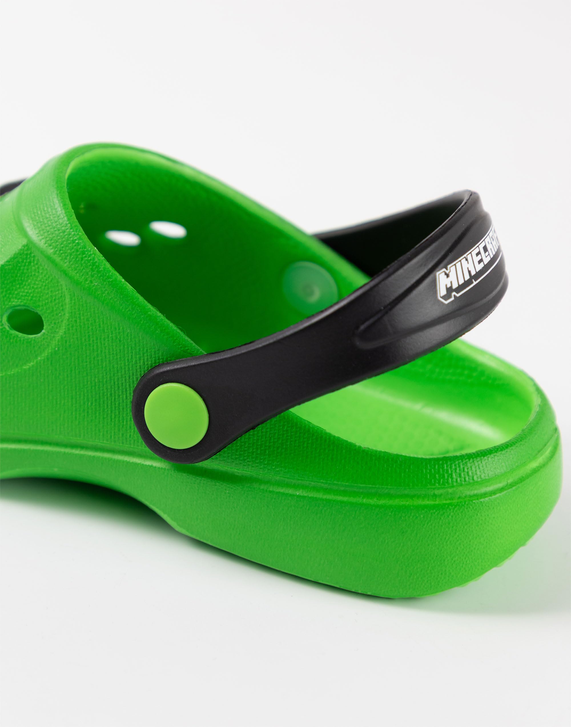 Minecraft Zuecos Creeper Verdes | Calzado de Playa para Niños | Diseño de Dibujos Animados TNT Boom | Estilo Urbano | Accesorios de Videojuegos para