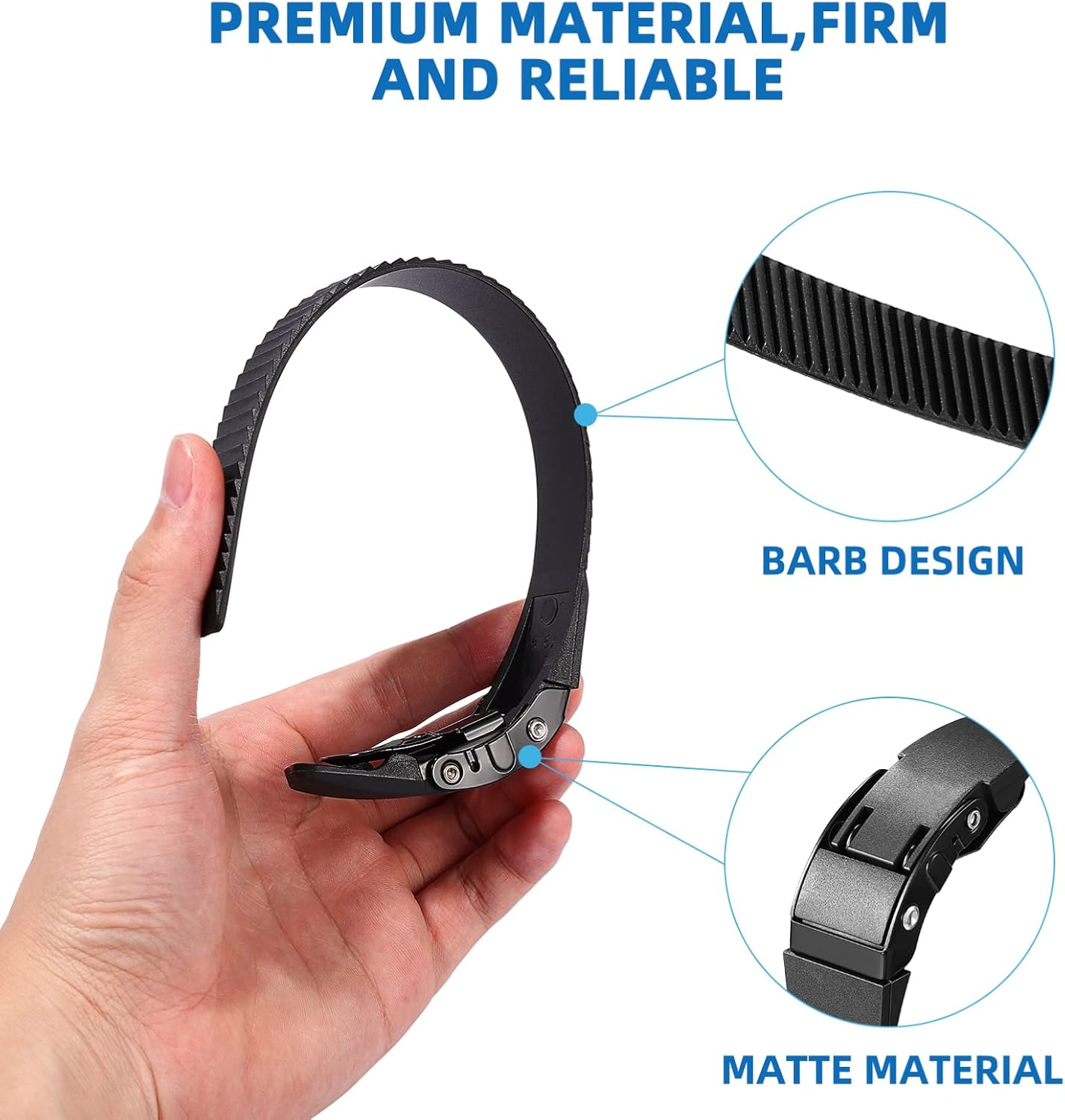 SEWACC 2 Set Roller Skate Straps Replacement Inline Roller Skate Energy Strap with Screws Accessory for Outdoor Skating Parts