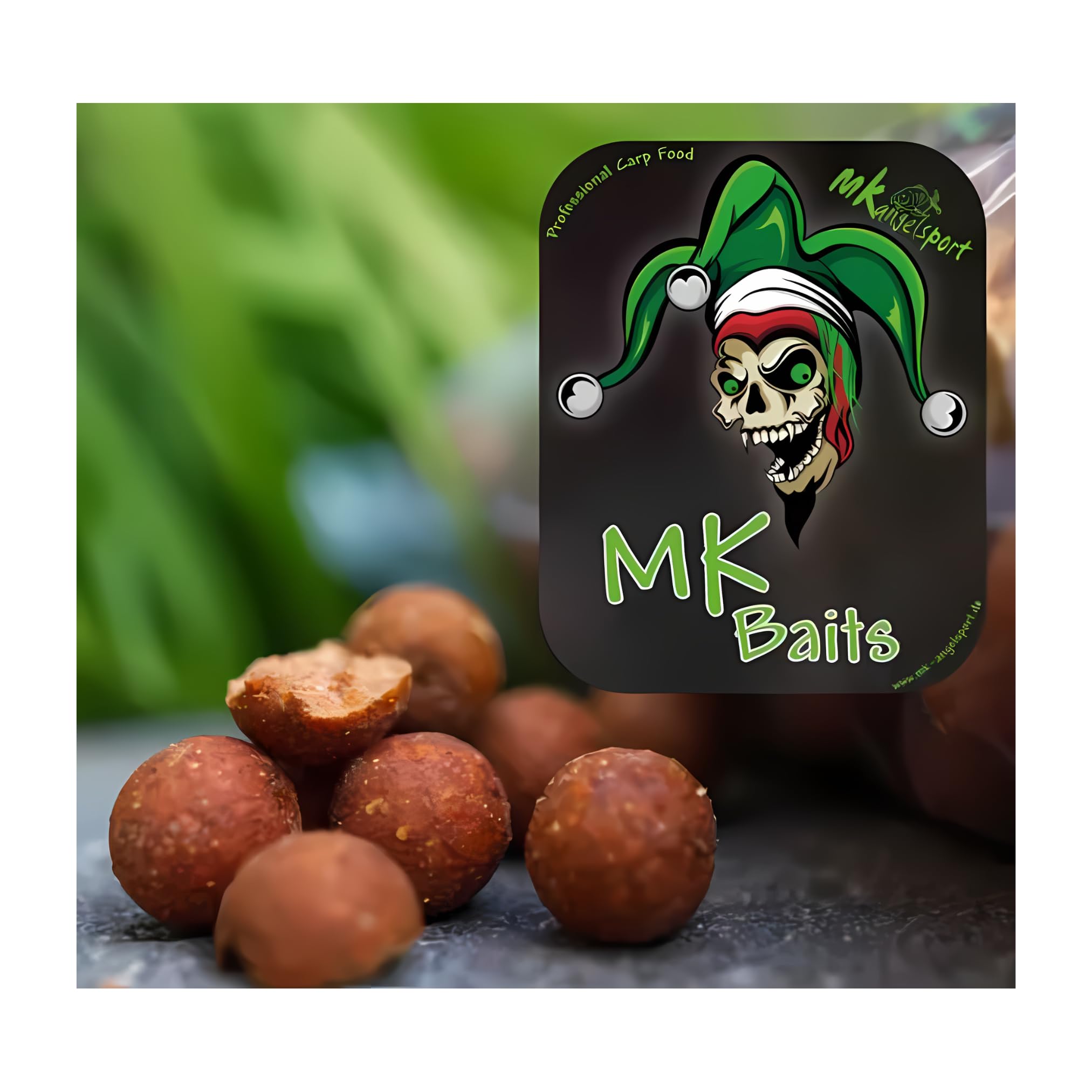MK-Angelsport Boilie - Krill 20mm 5kg - Instant Active Boilies Hochattraktive Karpfenköder mit Süß-Cremigem Scopex Aroma & Natürlichem Krill