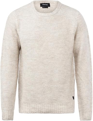 Firetrap Mens Knit Jumper Beige XXL 