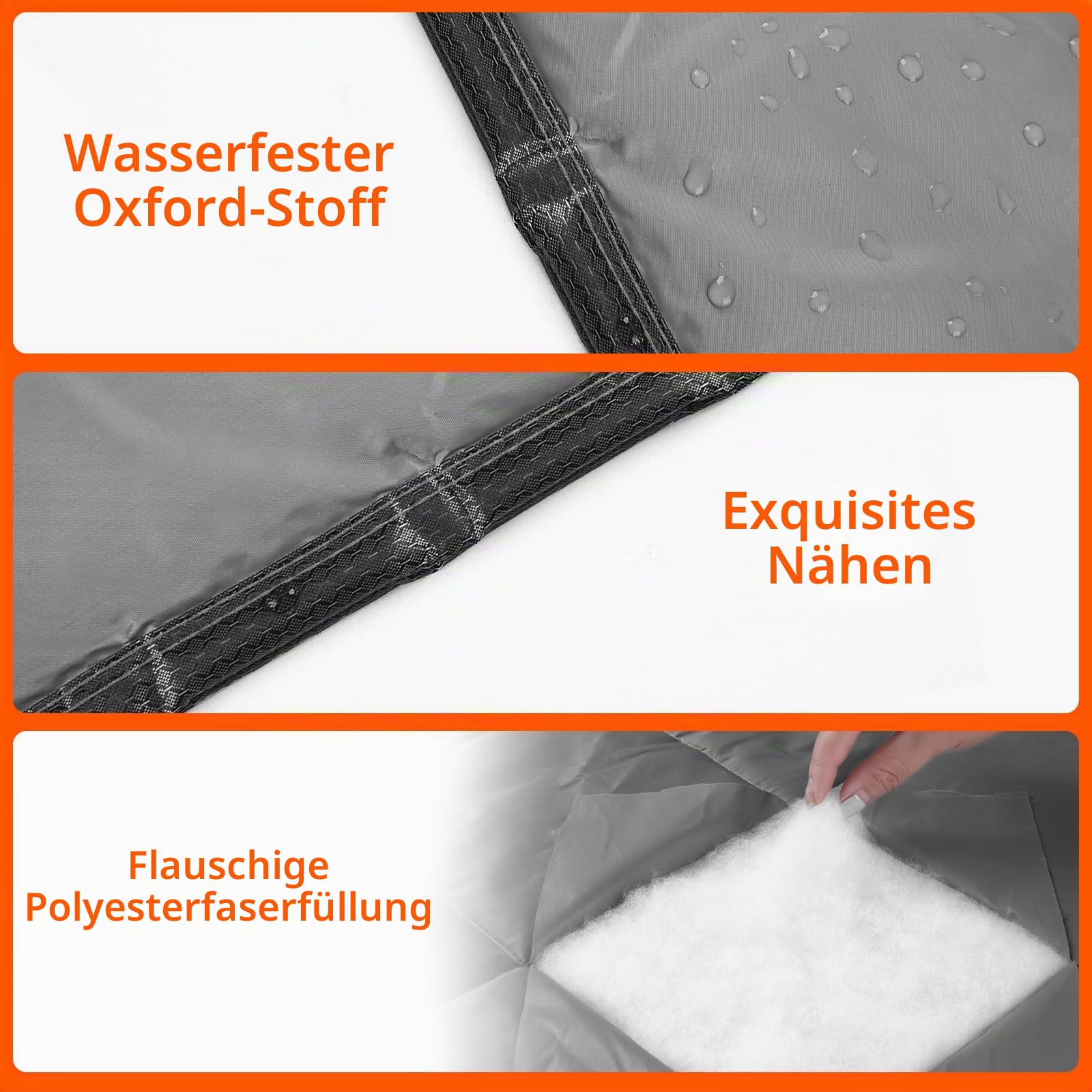 Magnet Wärmeschutzvorhang für Türen, Thermo Türvorhang, Isoliervorhang Thermovorhang, Isolier Schutz Vorhang, Wasserdicht, Winddicht, Kälteschutz, Haustierfreundlich, Grau (90x210cm)