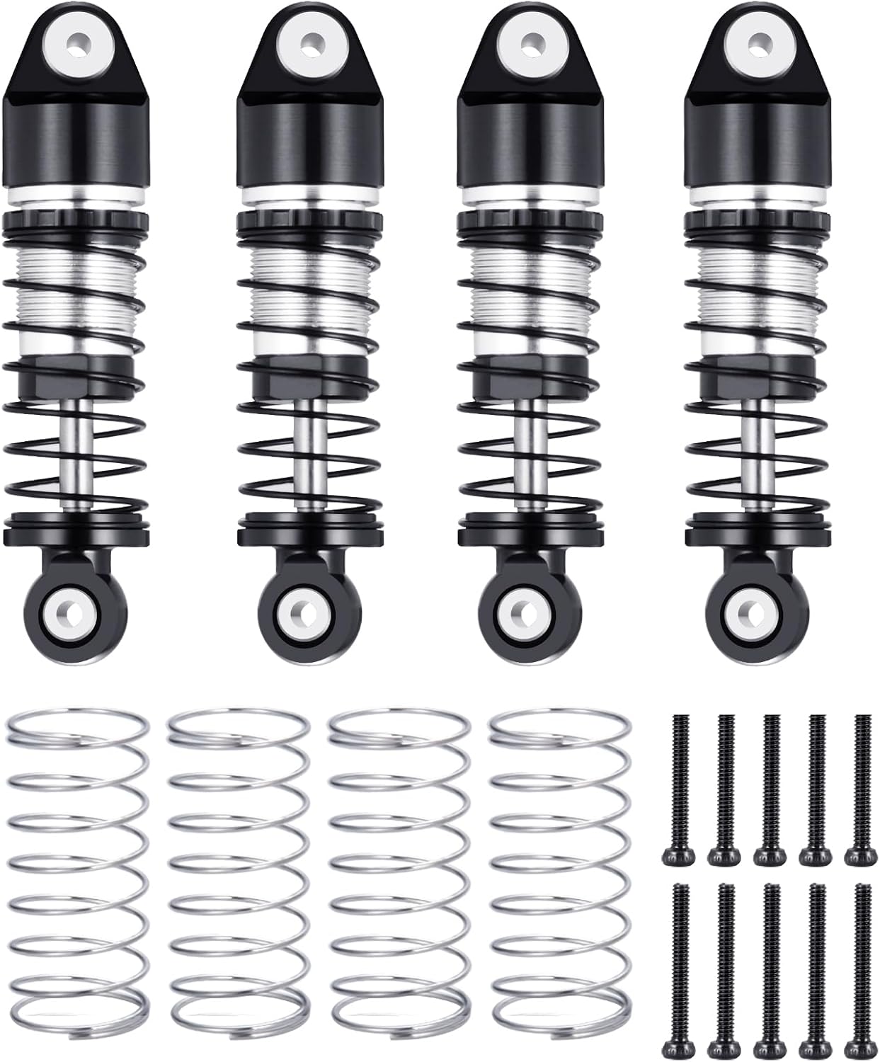 Amazon.com: RCLIONS RC Car Shocks 33mm Oil Shock Absorber for AXIAL ...