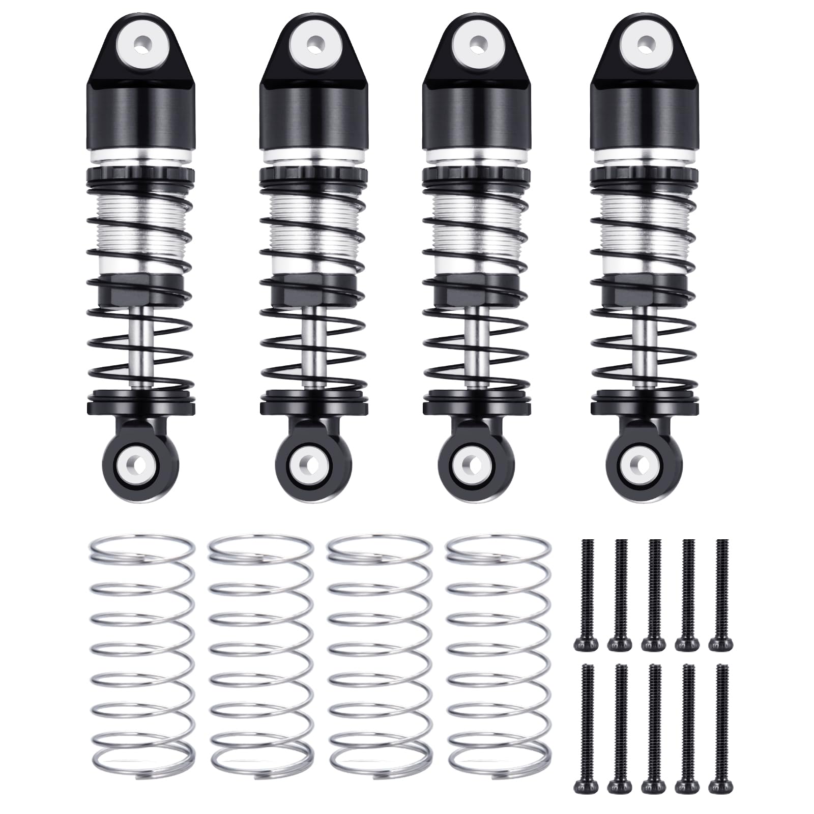 RCLIONS RC Car Shocks 33mm Oil Shock Absorber for AXIAL SCX24 1/24th RC Crawler Car Upgrade Parts