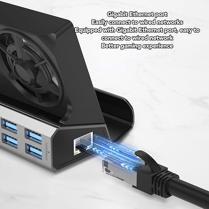 Docking Station Compatible con Steam Deck, 10 en 1 para ROG Ally miniatura 4