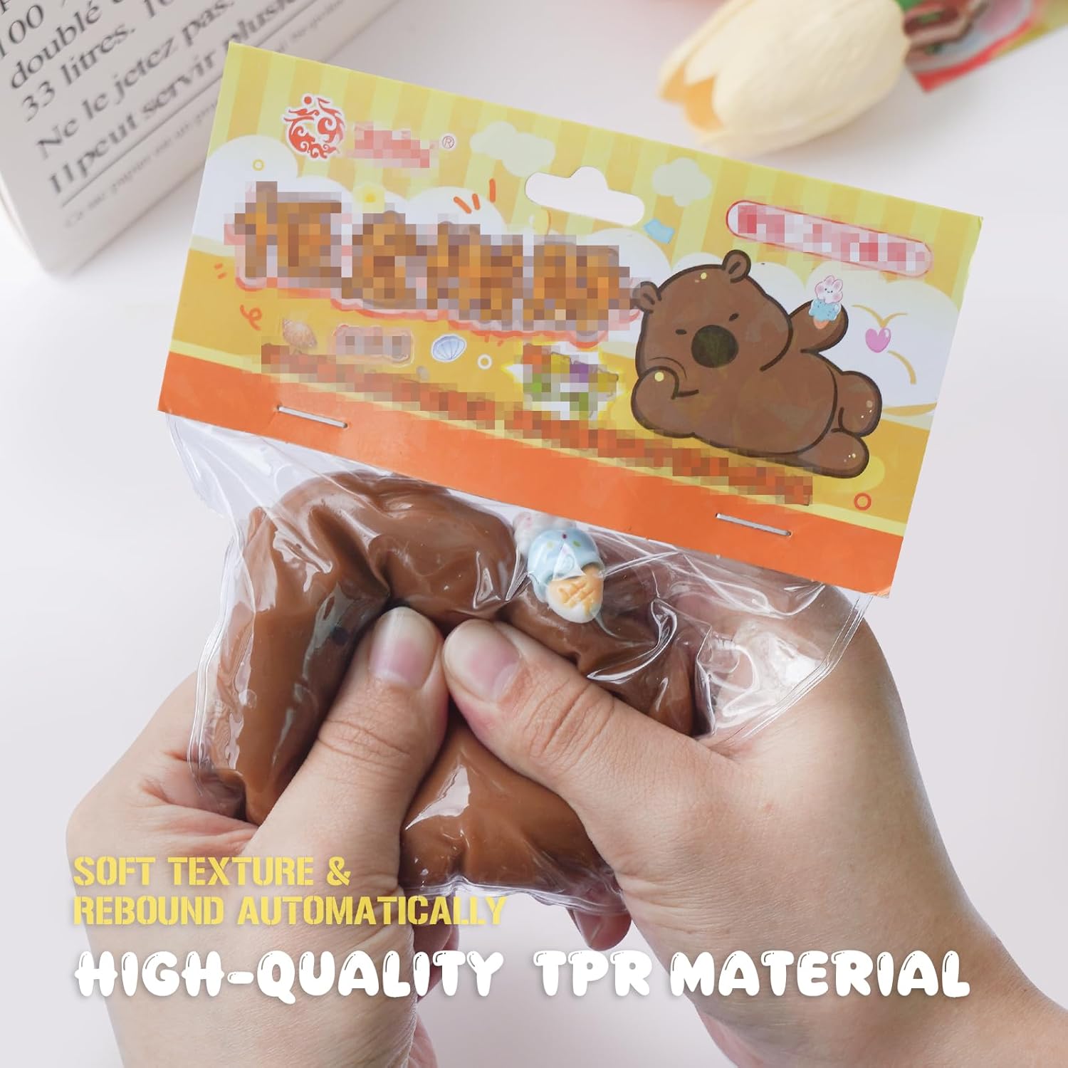 Taba Squishy Toys, Cat Paw Cute Kawaii Squeeze Toys ,Sticky Squishy Fidget Toys Silicone Squeeze Toy for Stress Relief,Cute Soft Toys,Best Gift for Anniversary (Lazy)