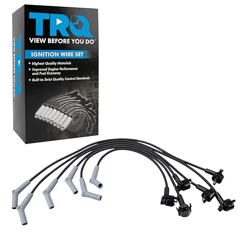 Miniatura 32 de TRQ Juego de cables de bujía de encendido del motor para Ford F250 F350 Super Duty V8 6.2L nuevo