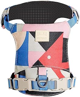 Hundegeschirr, kein Ziehen, verstellbares Hundegeschirr, weich gepolsterte Hundeweste, einfacher Griff für kleine bis groß...