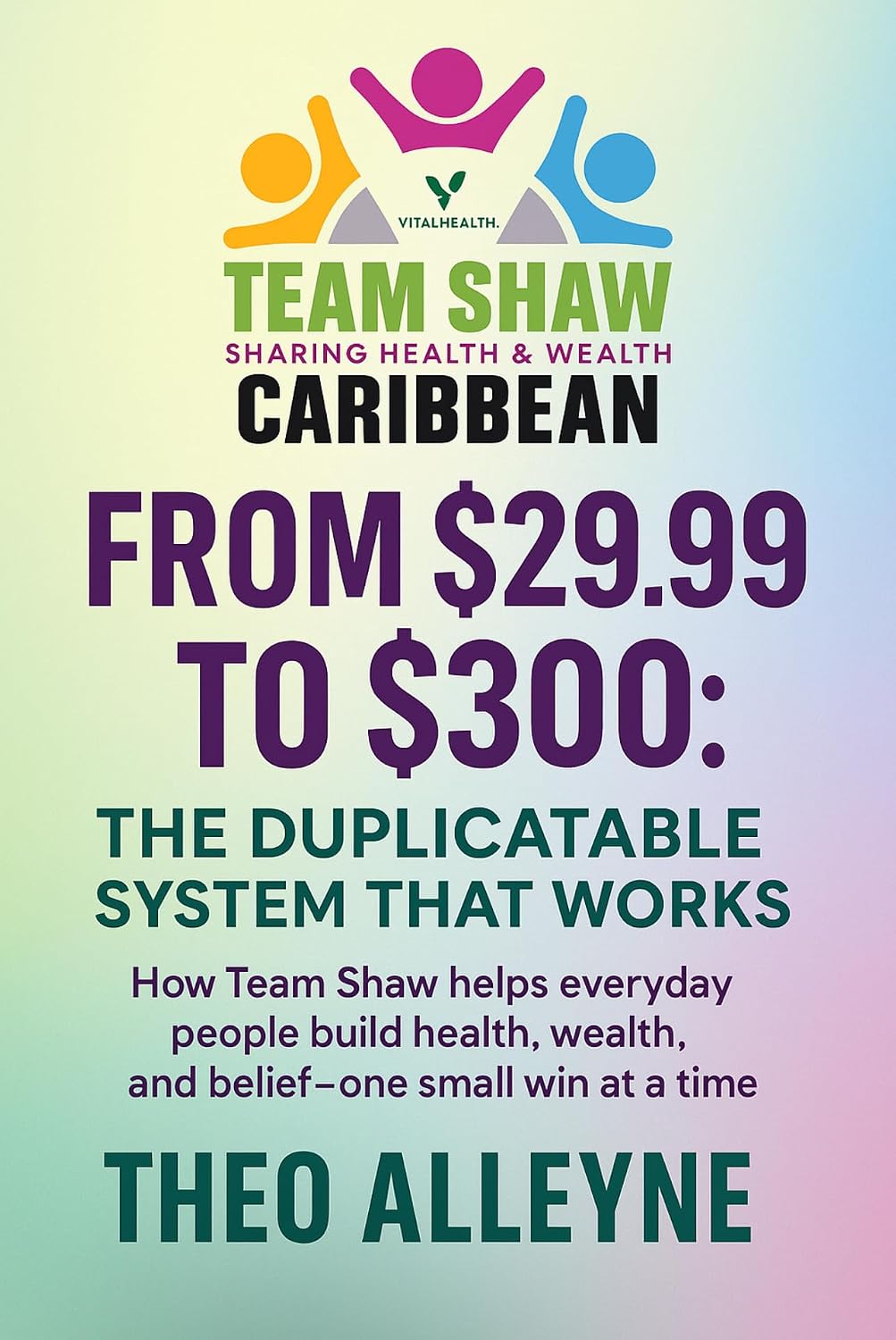 Cover of From $29.00 to $300 The Duplicatable System That Works by Theo Alleyne and Lexann McPhoy, published by Team Shaw Caribbean Press, October 2025
