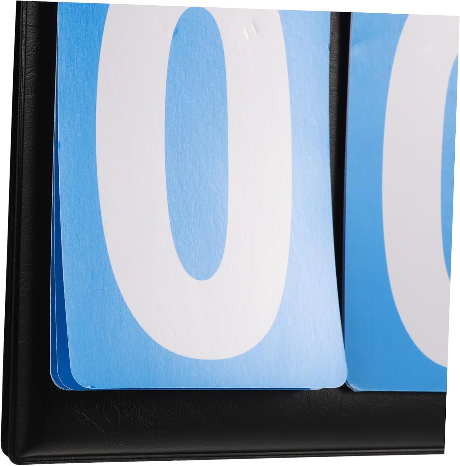Portable Multi-Sport Scoreboard Flipper Durable Basketball and Football Score Keeper with Readable Numbers for Indoor and Outdoor Games Blue