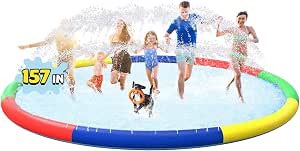 ODOSOLA 13 FT Large Splash Pad for Kids Ages 4-8